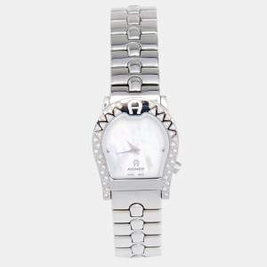 Aigner Mother of Pearl Stainless Steel Ravenna A01200 Women's Wristwatch 24 mm