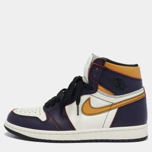 Jordan Multicolor Leather 1 Retro High Defiant SB  Sneakers Size 40.5 
