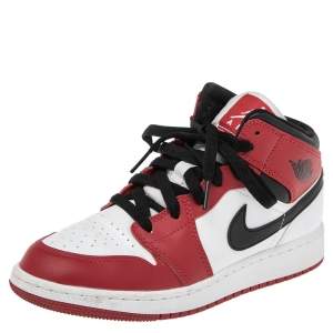 Air Jordan 1  Multicolor Leather Camo Sneakers Size 37.5