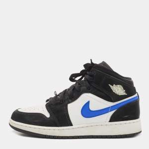 Air Jordans Multicolor Leather Air Jordan 1 High Top Sneakers Size 38