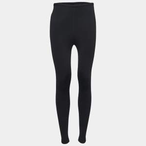 Alaia Black Knit Leggings M