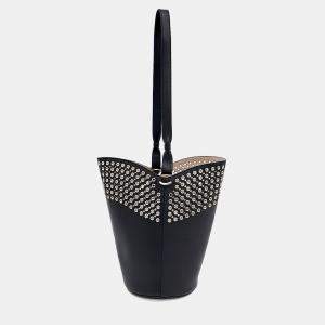 Pre Owned Alaia Black Leather Bucket Bag