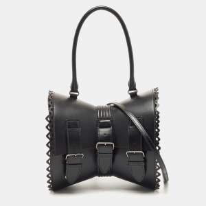 Alaia Black Leather Edition 1992 Corset Bag
