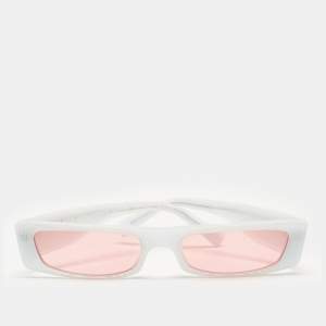 Alain Mikli x Alexandre Vauthier White/Pink A05039 Edwidge Rectangle sunglasses