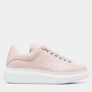 Pre Owned Alexander McQueen Oversixed Sneaker in Blush White Size 35