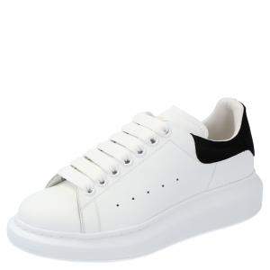 Pre Owned Alexander McQueen White Oversized Sneakers Size EU 38.5
