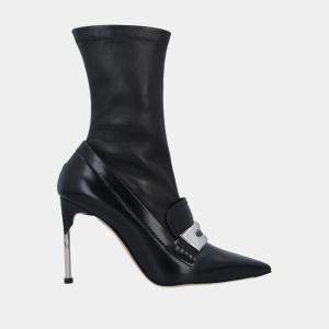 Alexander Mcqueen Leather Ankle Boots 38.5