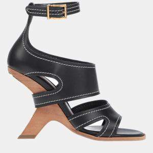 Alexander McQueen Leather Ankle Strap Sandals Size 39