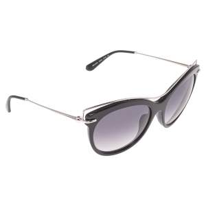 Alexander McQueen Black/ Grey Gradient AMQ 4273/S Cat Eye Sunglasses