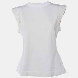 Alexander McQueen White Cotton Crew Neck T-Shirt M 