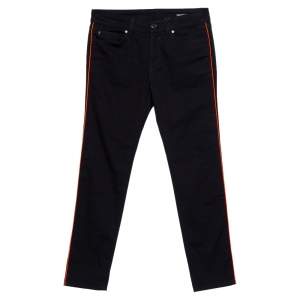 Alexander McQueen Black Denim Contrast Detail Skinny Jeans S