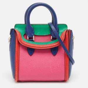 Alexander McQueen Multicolor Leather Mini Heroine Bag