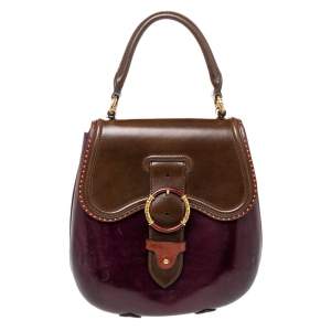  Alexander McQueen Multicolor Leather Top Handle Flap Bag