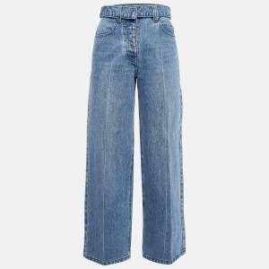 Alexander Wang Blue Denim Wide-Leg Jeans S Waist 25"