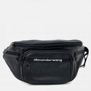Pre Owned Alexander Wang Black Leather hip sack
