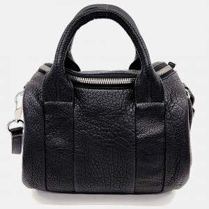 مملوكة مسبقًا Alexander Wang Black Leather Loki Duffel Bag
