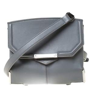Alexander Wang Grey Leather Small Marion Shoulder Bag