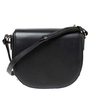 Alexander Wang Black Leather Studded Lia Shoulder Bag