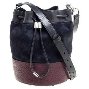 Alexander Wang Tri Color Calfhair and Leather Diego Bucket Bag