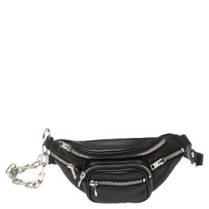 Alexander Wang Black Leather Mini Attica Belt Bag