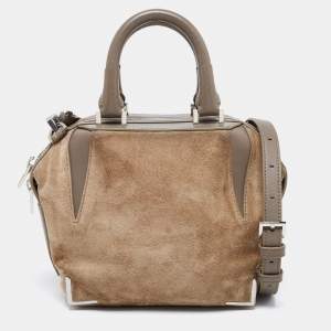 Alexander Wang Brown Suede And Leather Satchel