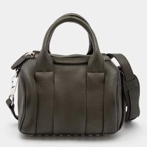 Alexander Wang Green Pebbled Leather Mini  Rockie Satchel