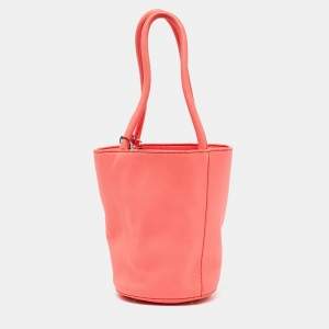 Alexander Wang Peach Leather Mini Runway Roxy Bucket Bag