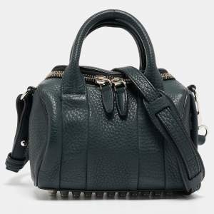 Alexander Wang Green Leather Rocco Satchel