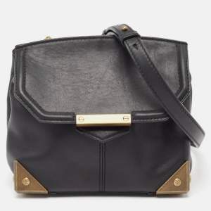 Alexander Wang Black Leather Marion Crossbody Bag