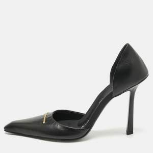 Pre Owned Alexander Wang Black Leather Viola Pumps Size 40
