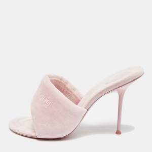 Pre Owned حذاء ميول ألكسندر وانغ مخمل وردي سيينا مقاس 40