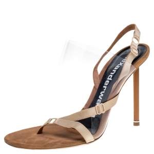 Alexander Wang PVC Kaia Sandals Size 40