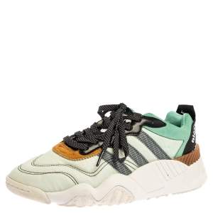 Alexander Wang Multicolor Mesh, Suede and Leather x Adidas Turnout Trainer Size FR41 1/2