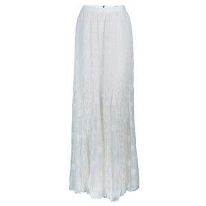Alice + Olivia Louie Cream Lace Maxi Skirt M