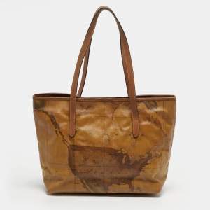 مملوكة مسبقًا {"name_ar": "حقيبة يد ألفيرو مارتيني 1A كلاس جلد بنقشة جيو كلاسيك بني فاتح"}