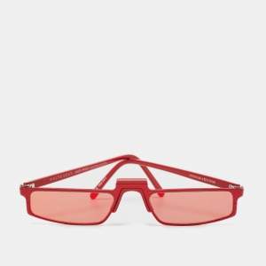 Andy Wolf x White Heat Red Mirror Muhren Rectangle Sunglasses