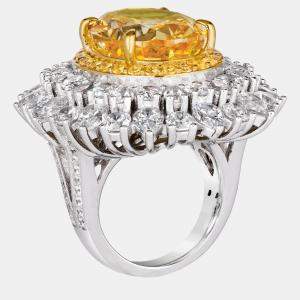 مملوكة مسبقًا Anna Zuckerman Golden Canary Signature 25 Carat Ring XL Ring