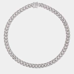 Pre Owned Anna Zuckerman Mini Havana Cuban Link Necklace 