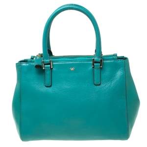 Pre Owned Anya Hindmarch Green Leather Ebury Soft Tote