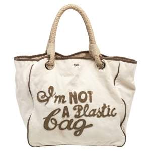 Anya Hindmarch I'm Not A Plastic Bag Canvas Tote