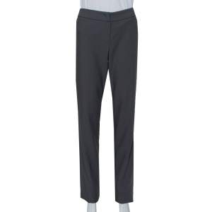Armani Collezioni Grey Wool Classic Trousers S