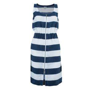 Armani Collezioni Nautical Zip Front Dress S