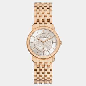Audemars Piguet  Jules 77250OR.OO.1270OR.01 Manual Winding  Silver 18k Rose Gold Women's Wristwatch 33 mm