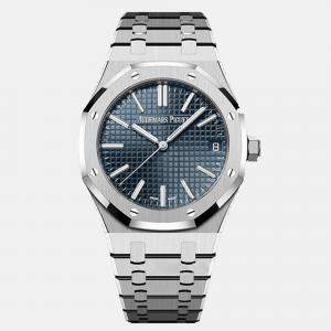 Pre Owned Audemars Piguet Royal Oak 15550ST.OO.1356ST.07 Automatic Grey Stainless Steel Women's Wristwatch 37 mm