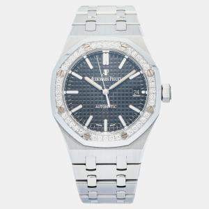 Audemars Piguet Royal Oak 15451ST Automatic Black Stainless Steel Women's Wristwatch 37 mm