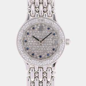 Audemars Piguet White Diamonds 18K White Gold Classique Vintage 66391BC Women's Wristwatch 22.5 mm
