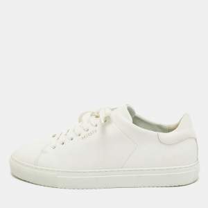 Axel Arigato White Leather Lace Up Sneakers Size 40