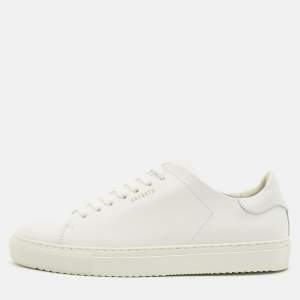 Axel Arigato White Leather Lace Up Sneakers Size 38