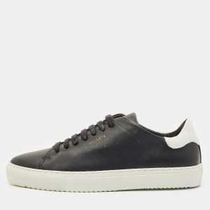 Axel Arigato Black/White Leather Clean 90 Low Top Sneakers Size 38