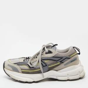 Axel Arigato Grey Mesh and Leather Marathon R Trail Sneakers Size 37